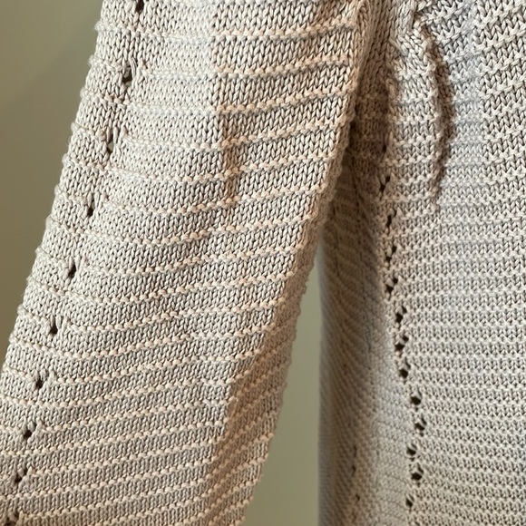 Belle by Bellidini Knit Cardigan Sweater SZ S Light Purple Open Front No Pockets - Picture 7 of 13